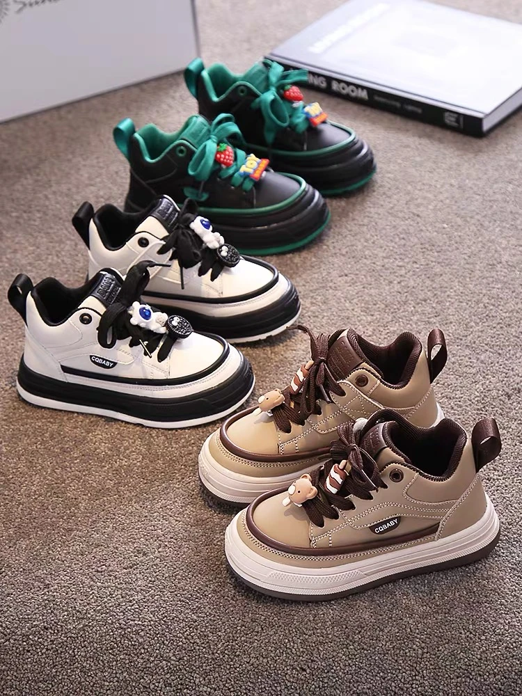 儿童秋冬季运动鞋2023新款童鞋男童女童宝宝板鞋中大童软底百搭鞋