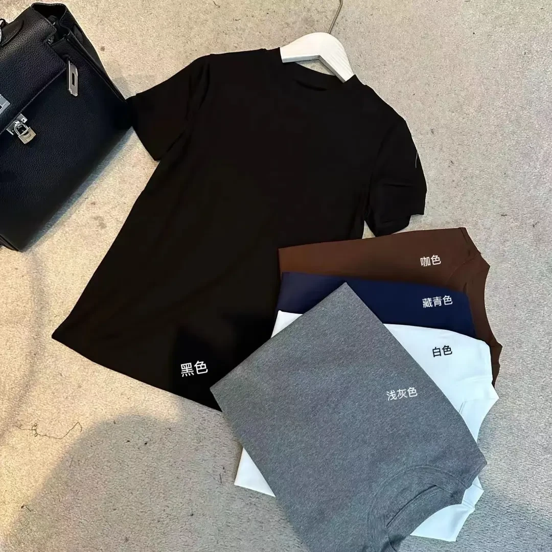 【春季上新】2024早春圆领设计感时尚百搭休闲短袖显瘦上衣款女