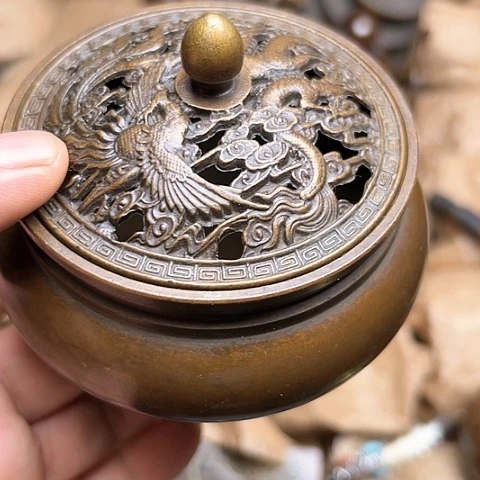 铜制工艺把玩摆件
