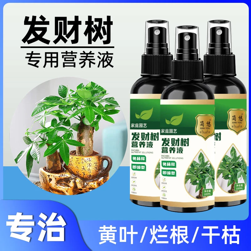 发财树专用营养液家用绿叶植物盆栽养花防黄叶烂根通用液体有机肥