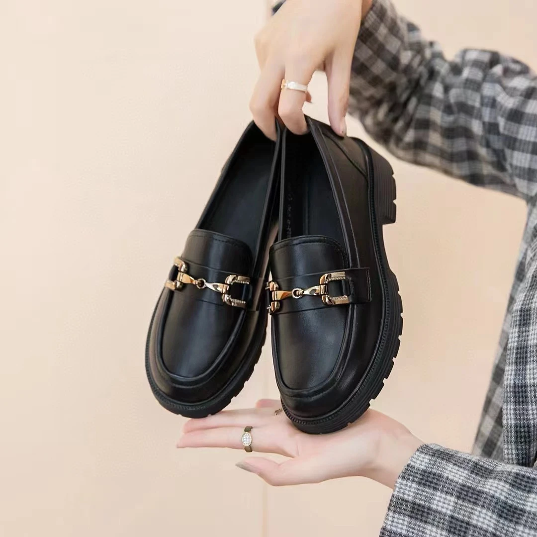 碧高作品  英伦风乐福鞋小皮鞋