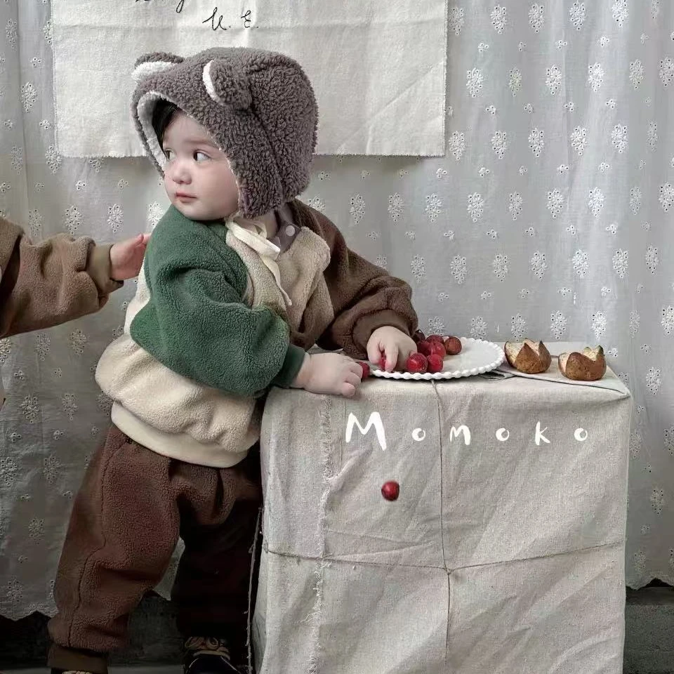 WZ丸纸爆款拼色小熊套装