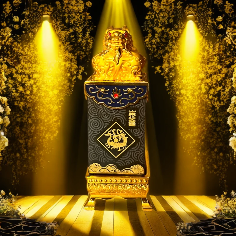 宠粉专享【正品保真】F单龙玺 印章复古皮质礼盒装甄选摆件 TY-2