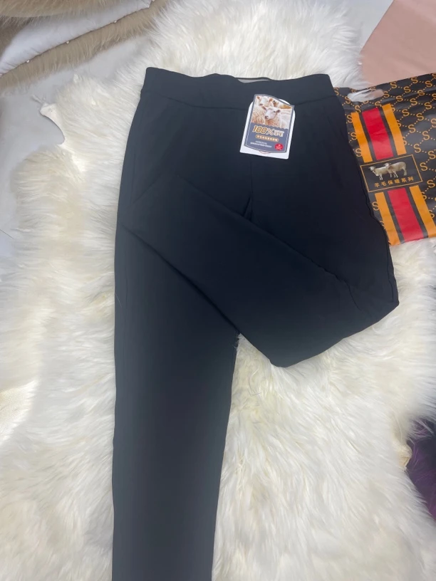 2024冬季新款修身显瘦保暖外穿裤子