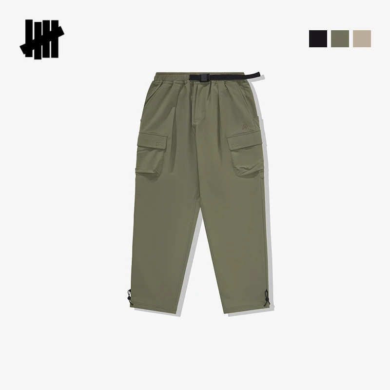 UNDEFEATED五条杠官方冬季新品薄绒直筒宽版户外长裤UC44GWP05M