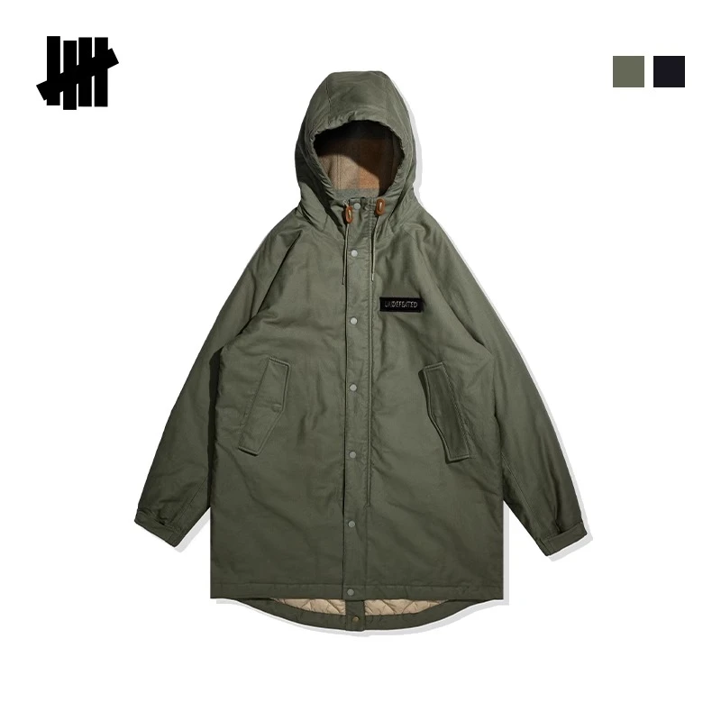 UNDEFEATED五条杠秋冬新款男女同款派克鱼尾风衣外套UC2HGWJ03M