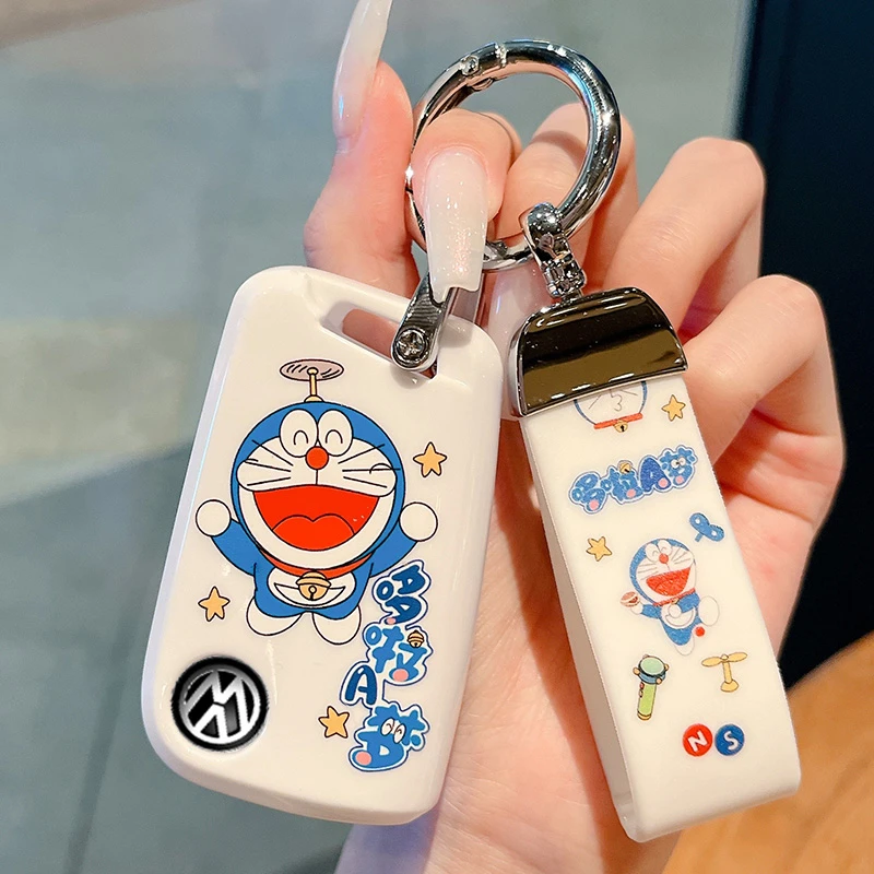 大众速腾钥匙套帕萨特宝来cc迈腾polo探岳朗逸途岳id4高尔夫扣壳