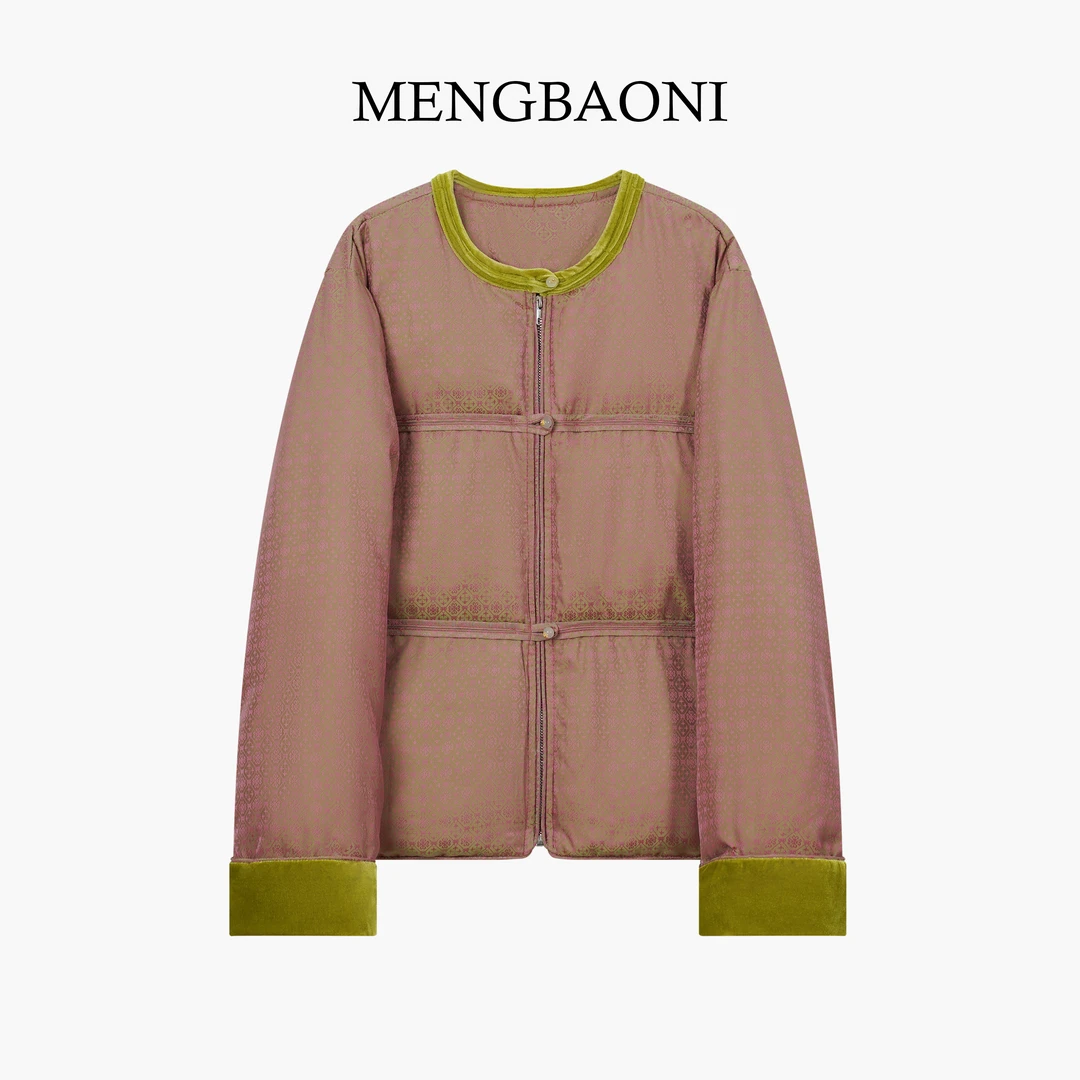 冬季新中式国风感新款轻奢气质高雅时尚休闲百搭外套#8816