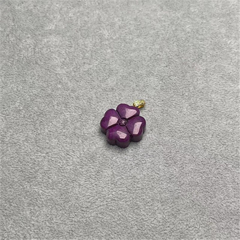 非金属玻璃轻奢时尚紫舒吊坠A233