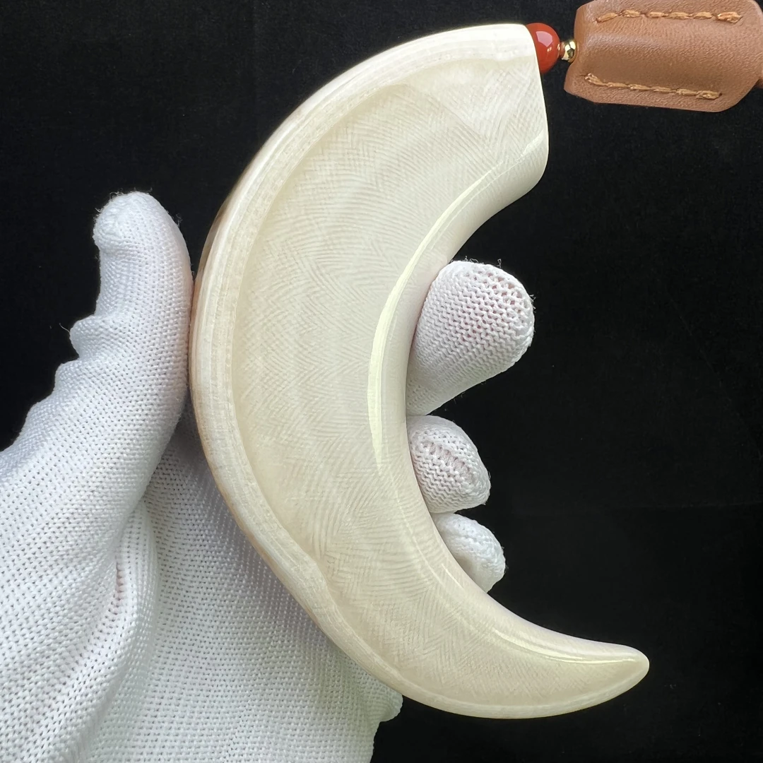 B2216天然猛犸牙 牙尖 26*116mm支持鉴定 假一罚四