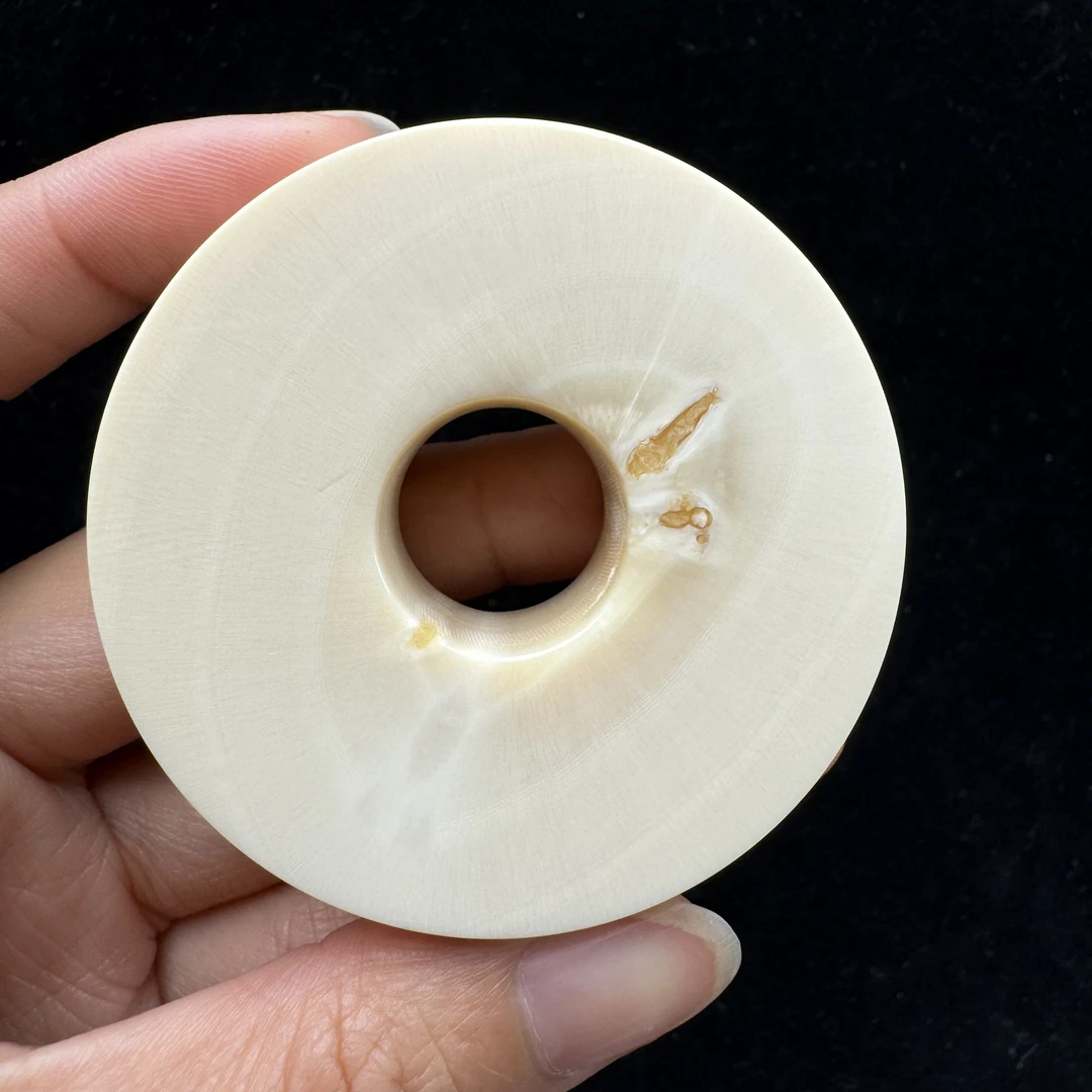 E2103天然猛犸象牙扣子56×14mm支持鉴定假一罚四