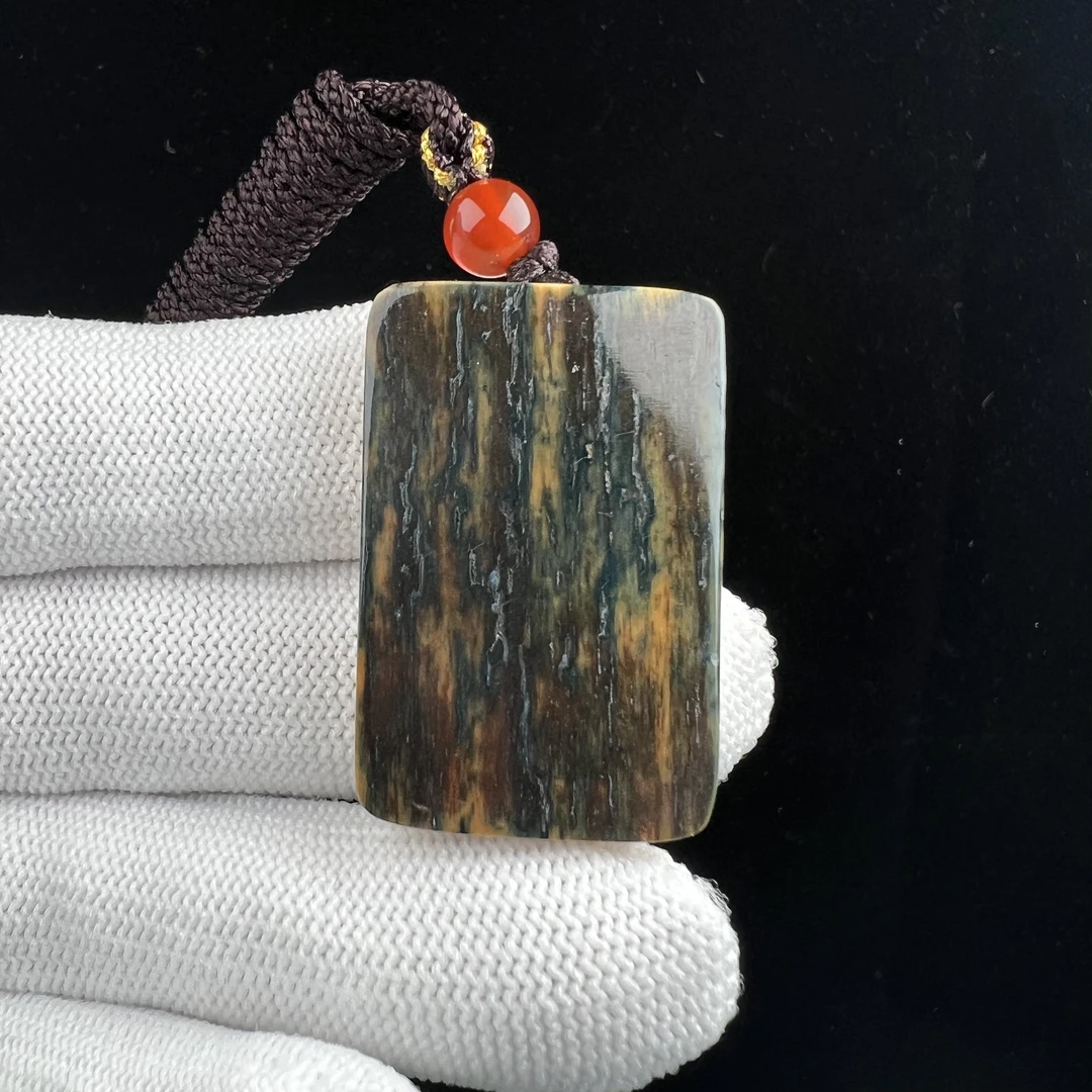 E2632天然猛犸牙 肥皂 22*34*6.3mm支持鉴定 假一罚四