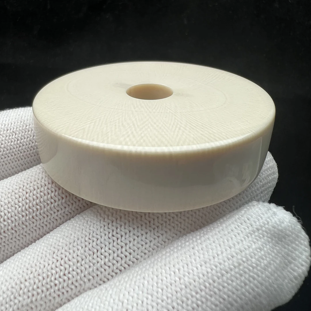 E1296天然猛犸牙 牙饼子 49.93克/54.4*13.6mm支持鉴定 假一罚四