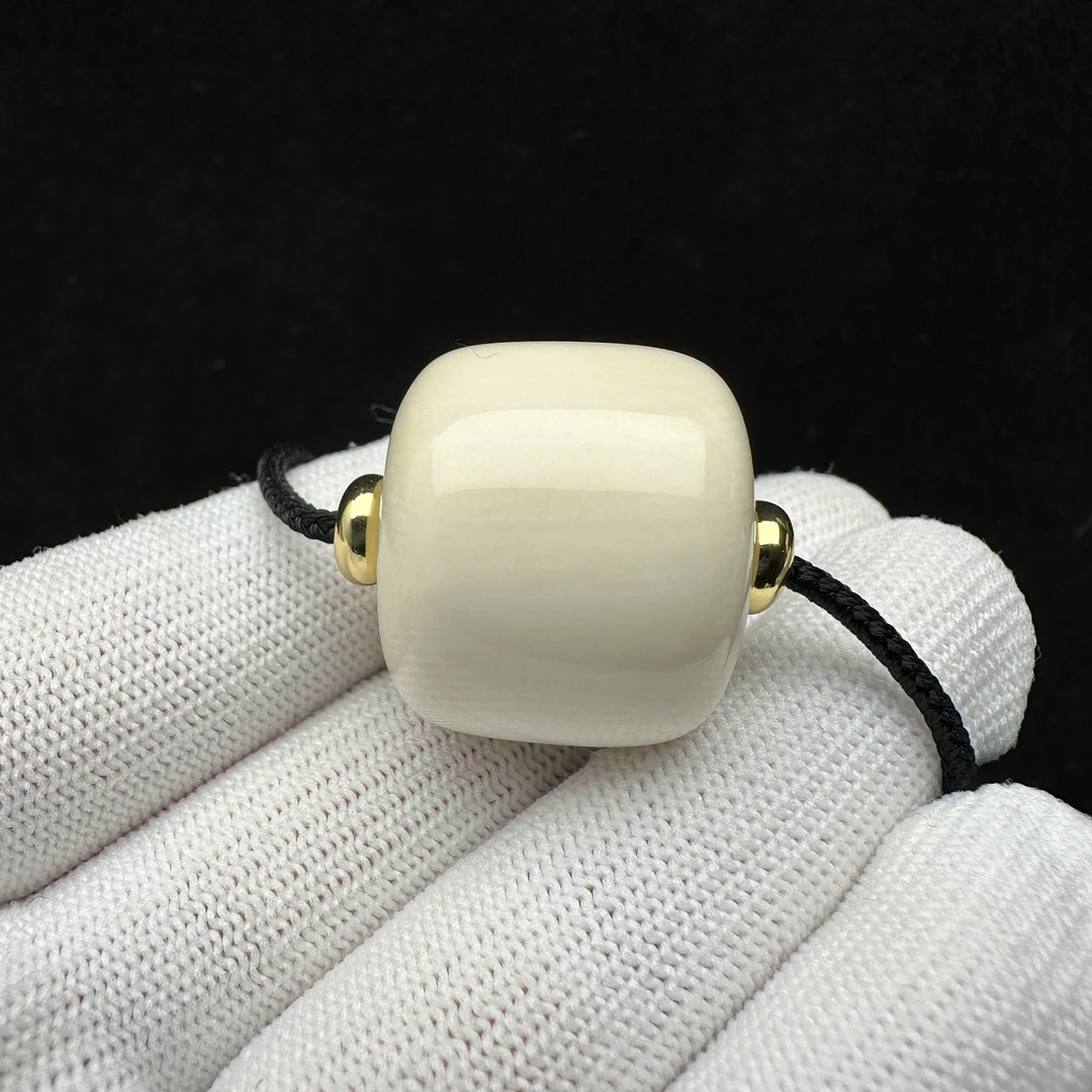 P8377天然猛犸牙 墩子 25*21mm 支持复检 假一罚四