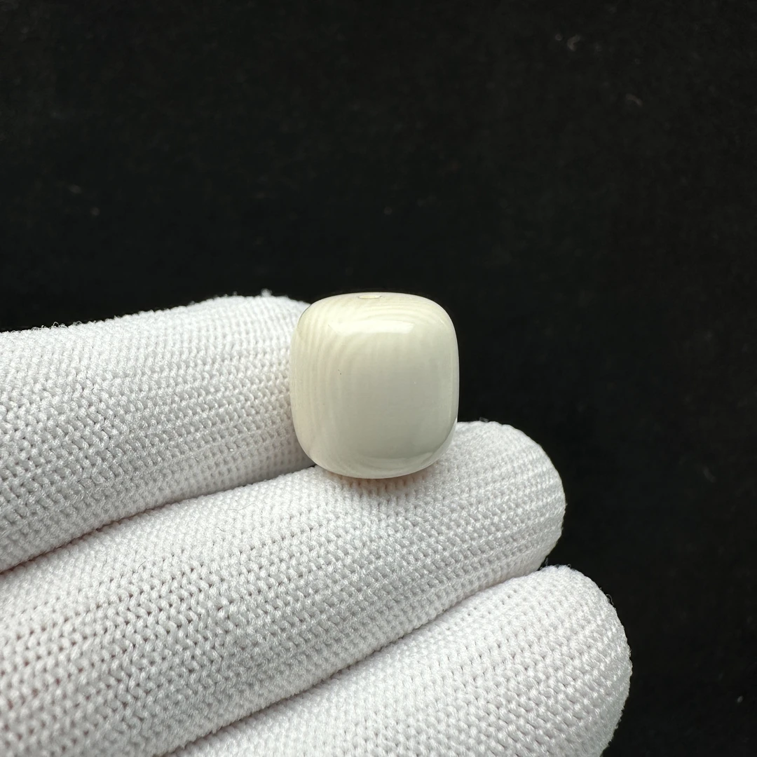 D2383天然猛犸牙墩子 15*15.3mm支持鉴定 假一罚四