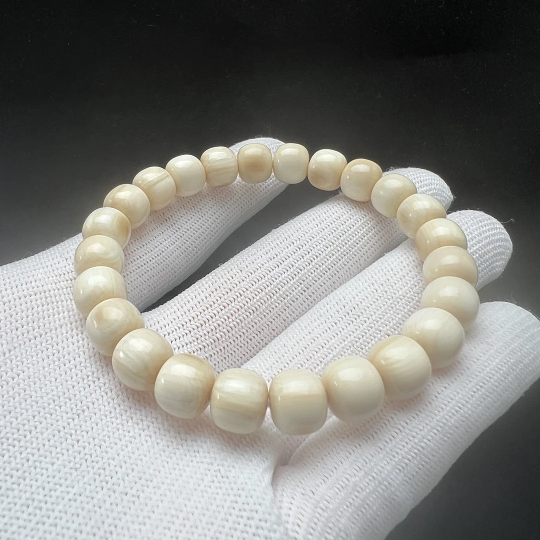 L2414天然猛犸牙福利手串 9*8mm支持鉴定 假一罚四