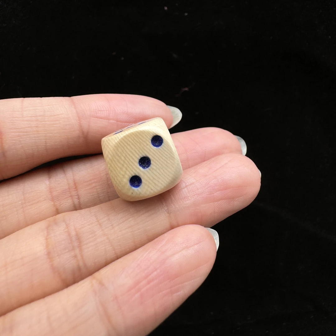 H93-37天然猛犸象牙配饰 13.2mm支持鉴定 假一罚四