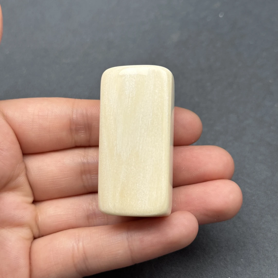 P9592天然猛犸牙金皮 肥皂无事牌 23*48*20mm支持鉴定 假一罚四