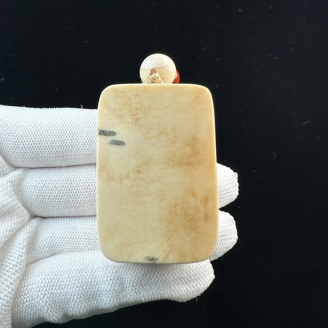 P6186 天然猛犸牙肥皂 30×45.4×26.5mm支持复检 假一罚四