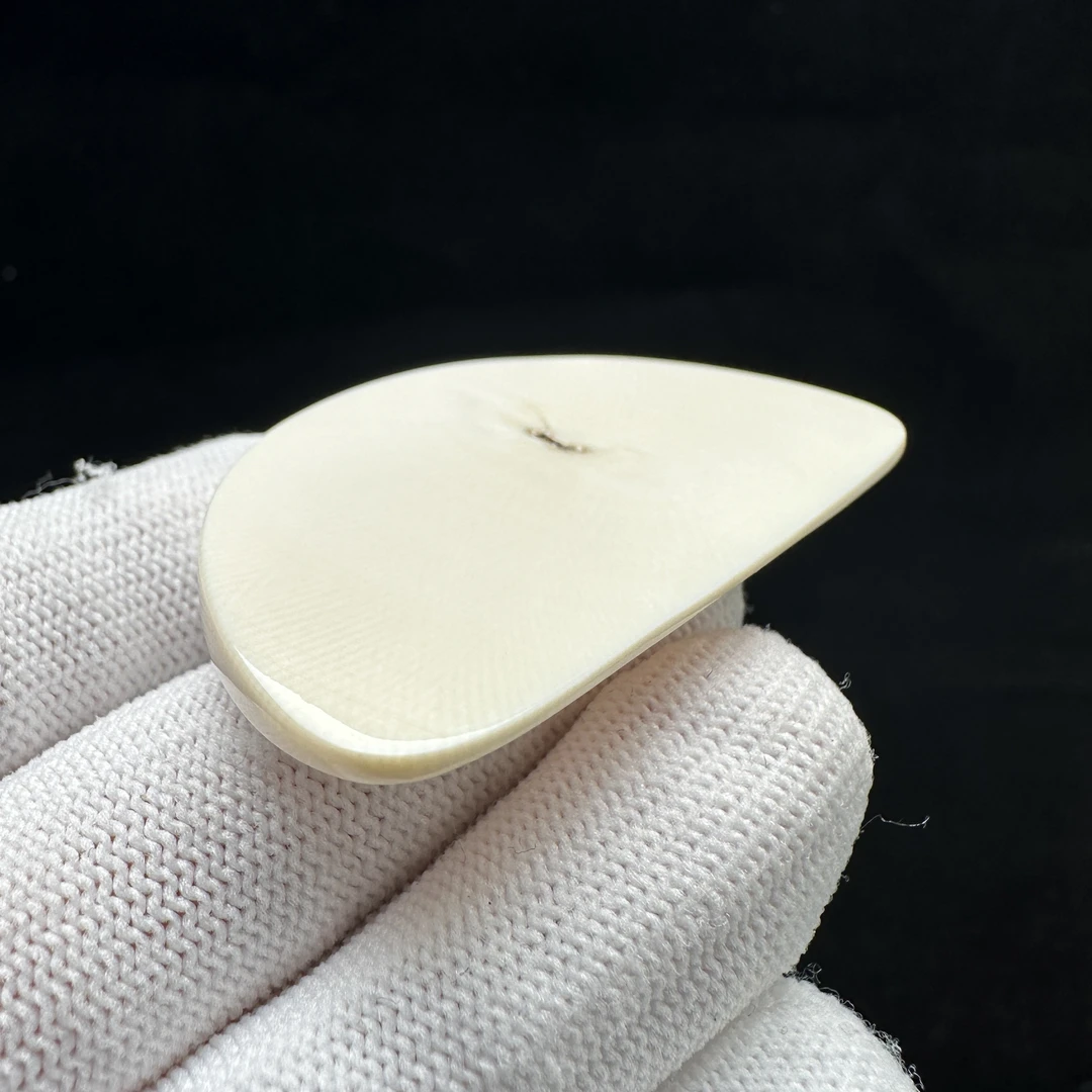 E2062天然猛犸牙 刮板 32.6*57.7*6.7mm支持鉴定 假一罚四