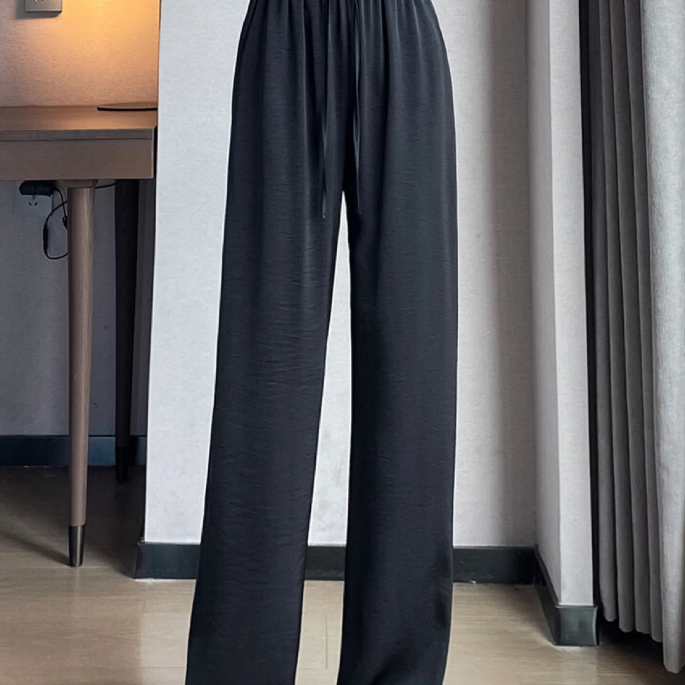 进口三醋酸面料女神裤