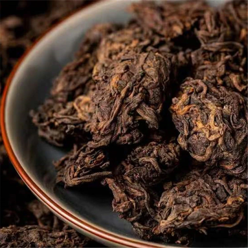 凌顶古茶09年乌金老茶头 云南普洱传统工艺 高山普洱熟茶 600g