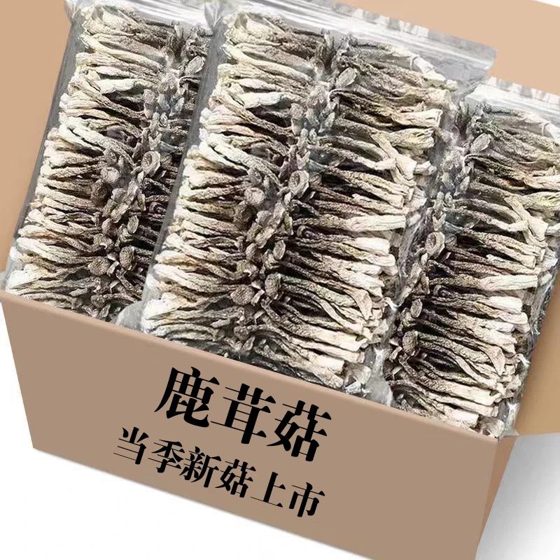 鹿茸菇500g农家特产鹿茸菌干货脆脆菇鹿耳菇香菇食用菌20g炒菜