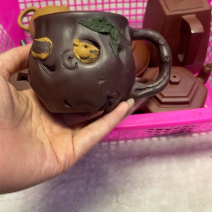 紫砂茶案元**贞微瑕尾货听清再拍