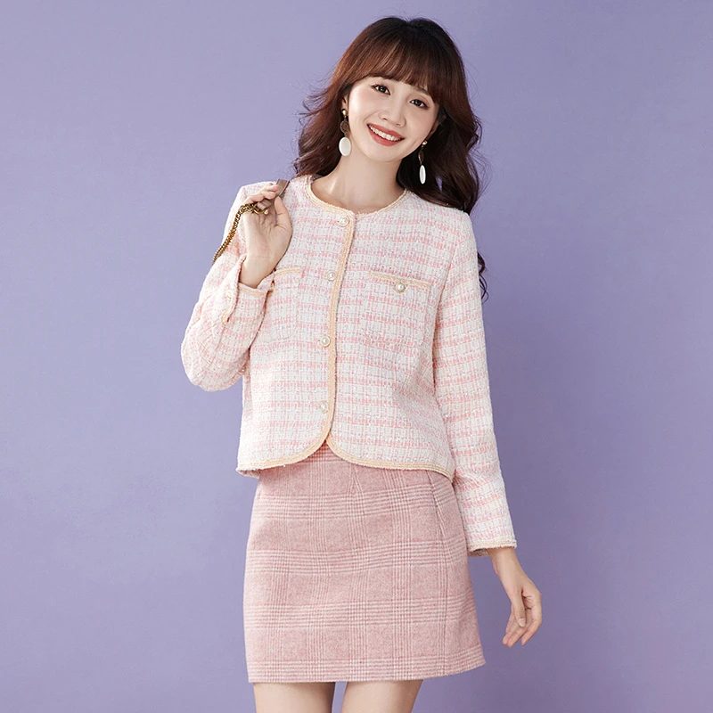 A010甜美气质香风上衣高级感外套女43XR0K0010