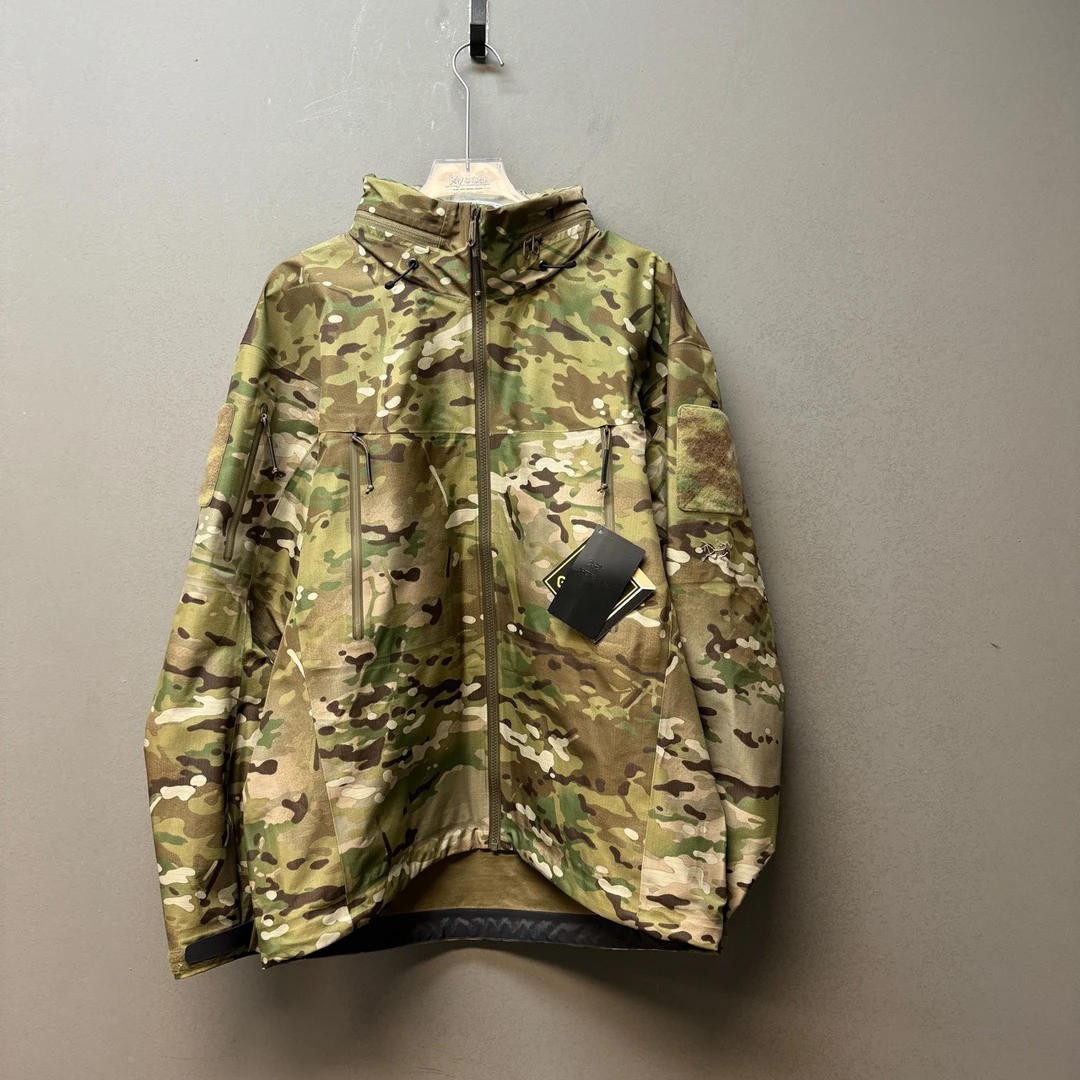 Arcteryx 始祖鸟 军鸟迷彩Mc配色冲锋衣 Alpha jacket gen2 XL码