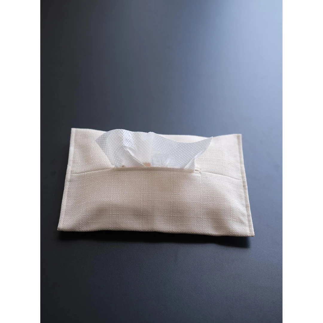 VAST无垠器皿|日式简约名宿凹造型抽纸盒茶道纸巾套便携收纳袋