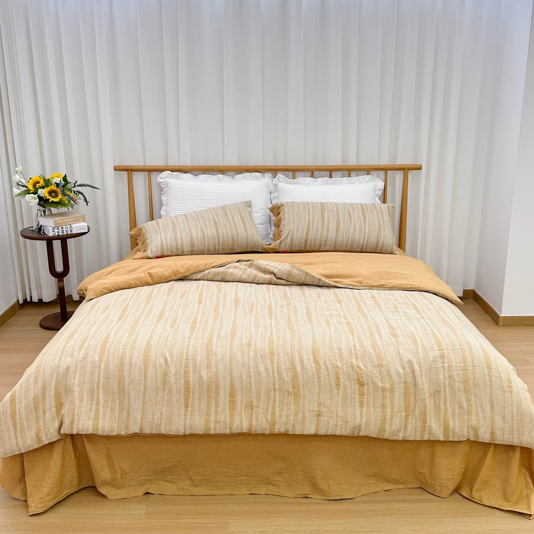 【色织大提花】高端A类超柔软亲肤全棉色织大提花四件套