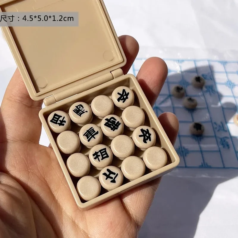 微缩迷你象棋袖珍diy收藏生活场景配件玩具模型娃娃屋益智摆件