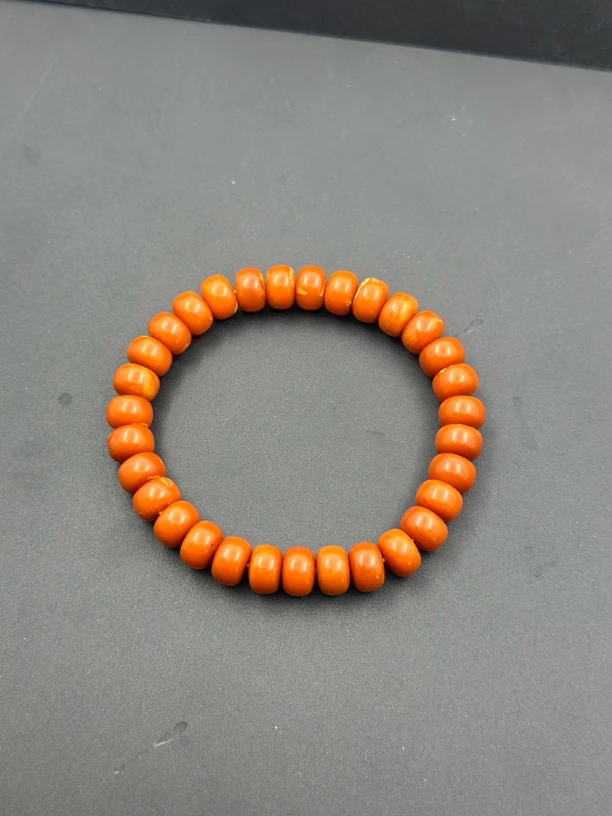 8m橘皮蜜蜡单圈（多样性发货）