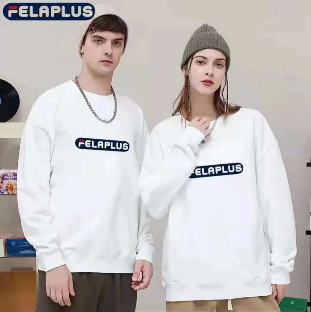 FELAPLUS【2023男女同款A】潮牌高品质卫衣时尚情侣刺绣休闲卫衣