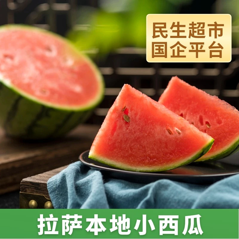 【拉萨同城外卖】本地拉萨小西瓜4斤左右/个