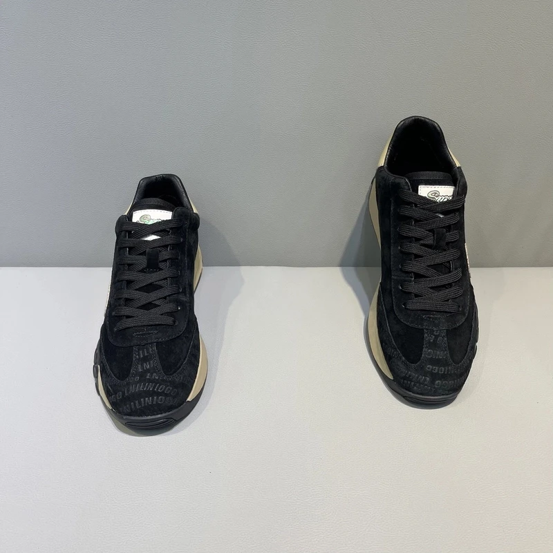 SS2024秋冬新款低帮反绒皮面阿甘鞋时尚潮流百搭款休闲运动男鞋