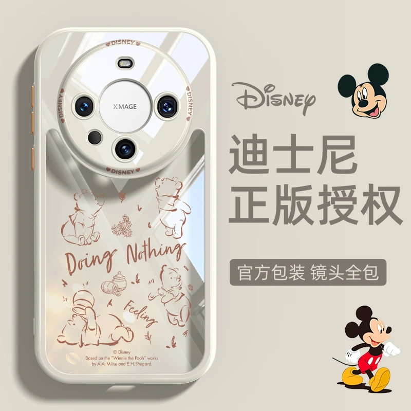 华为mate60手机壳透明mate60pro+新款高级感50卡通40硅胶全包潮30