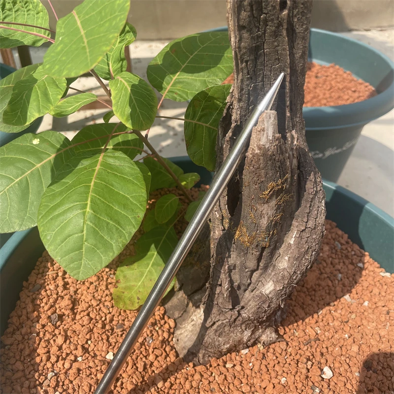 盆景理根棒捣土棒压土棒不锈钢捣土棍