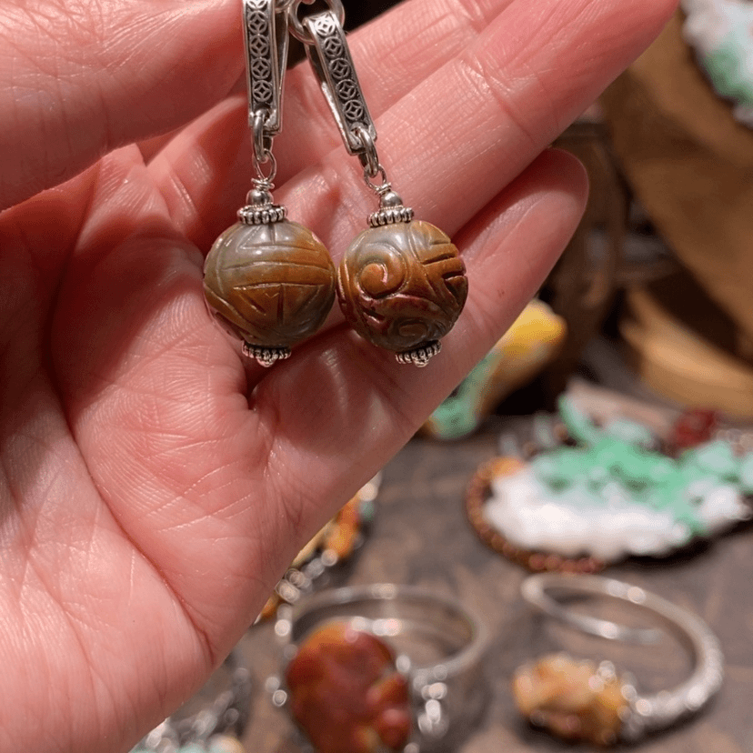 【闪购商品】翡翠耳饰未镶嵌