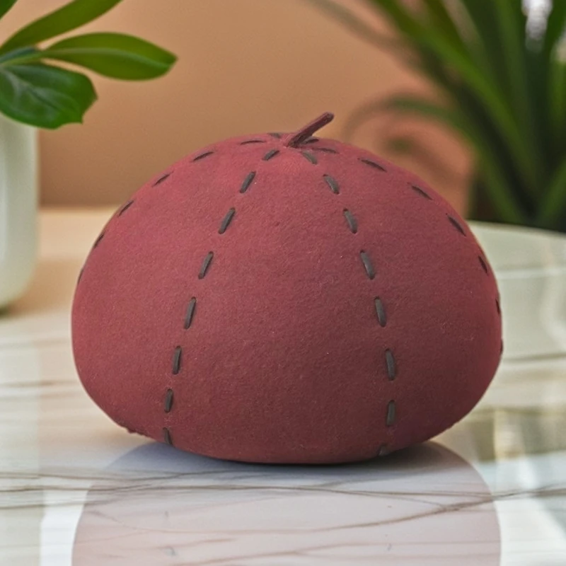 317号 虚线段 纯色百搭女士时尚秋冬贝雷帽