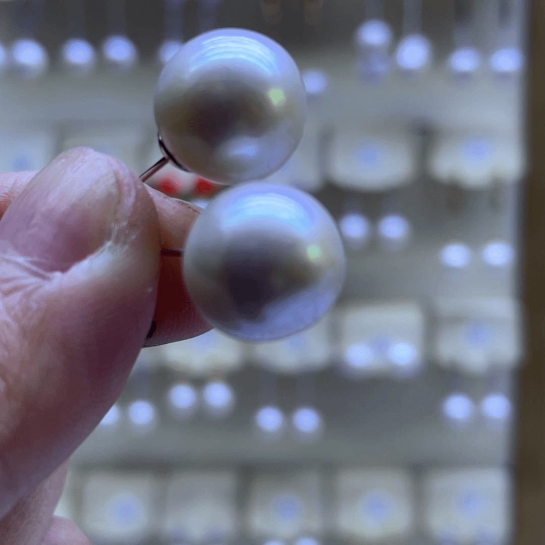 【闪购商品】淡水珍珠耳饰银S925镶嵌