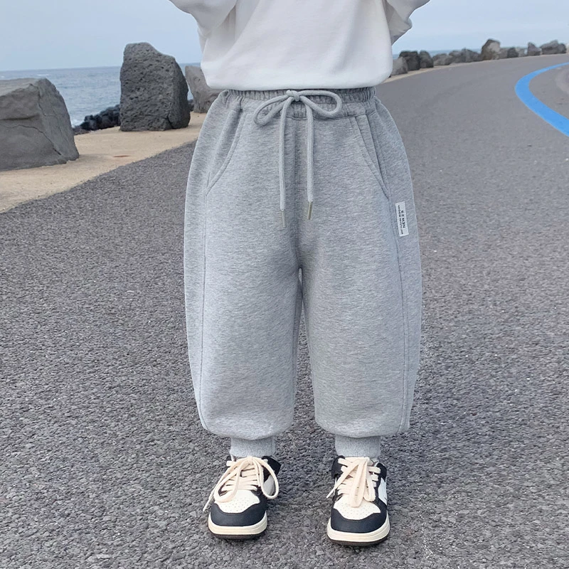 儿童运动裤男童裤子春秋款小童休闲裤宝宝卫裤秋季男孩秋装长裤潮