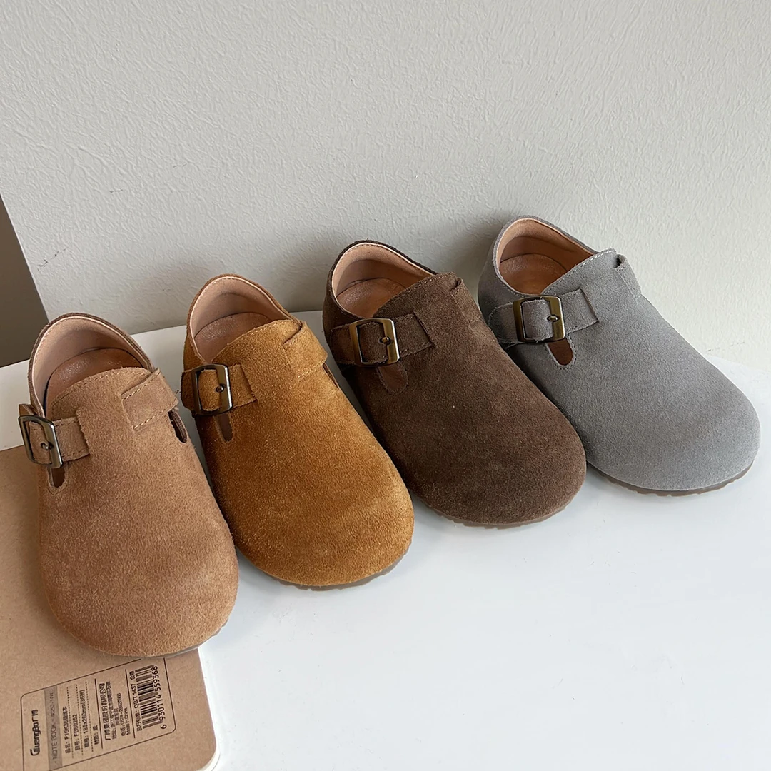 春秋四季冬款韩儿童真皮豆豆鞋皮鞋博肯勃肯鞋休闲女童单鞋男童