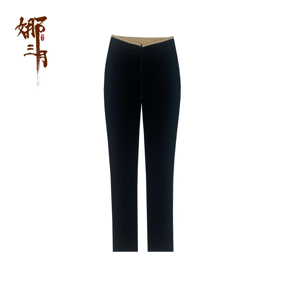 【羊毛蚕丝】秋冬百搭无缝女款弹力羊毛打底裤蚕丝海豚裤260克加绒