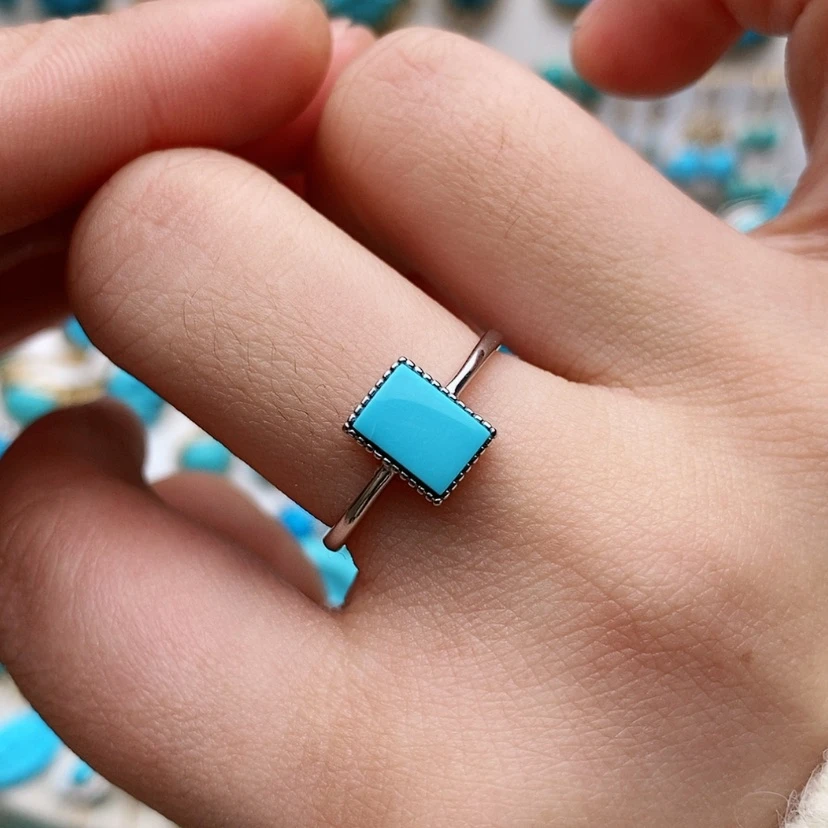 【闪购商品】绿松石珠宝奇石银S925镶嵌