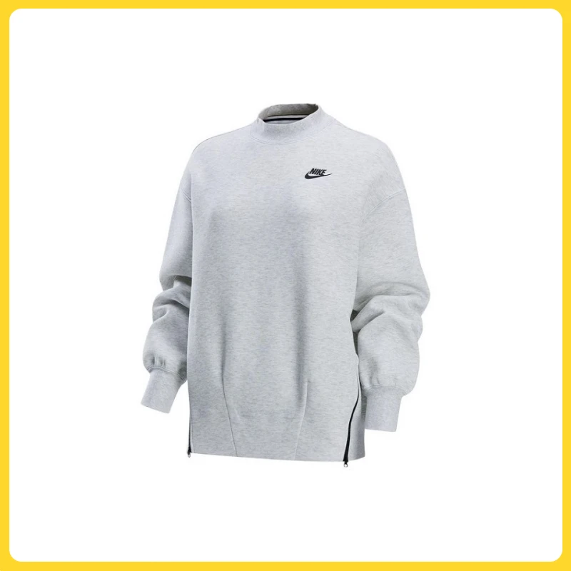 NIKE耐克女子AS W NSW TCH FLC OS CREW针织套头衫FV8042-013