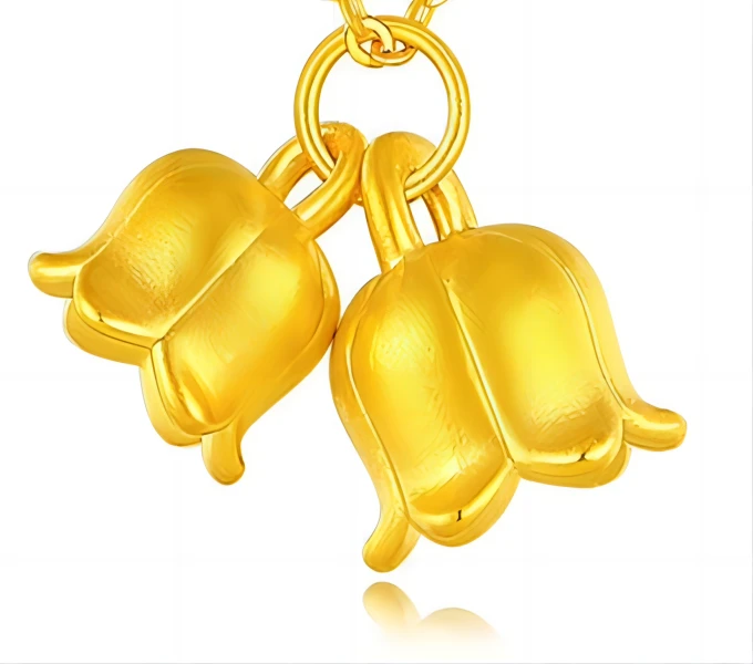 玉麓黄金 足金999铃兰花（定价）