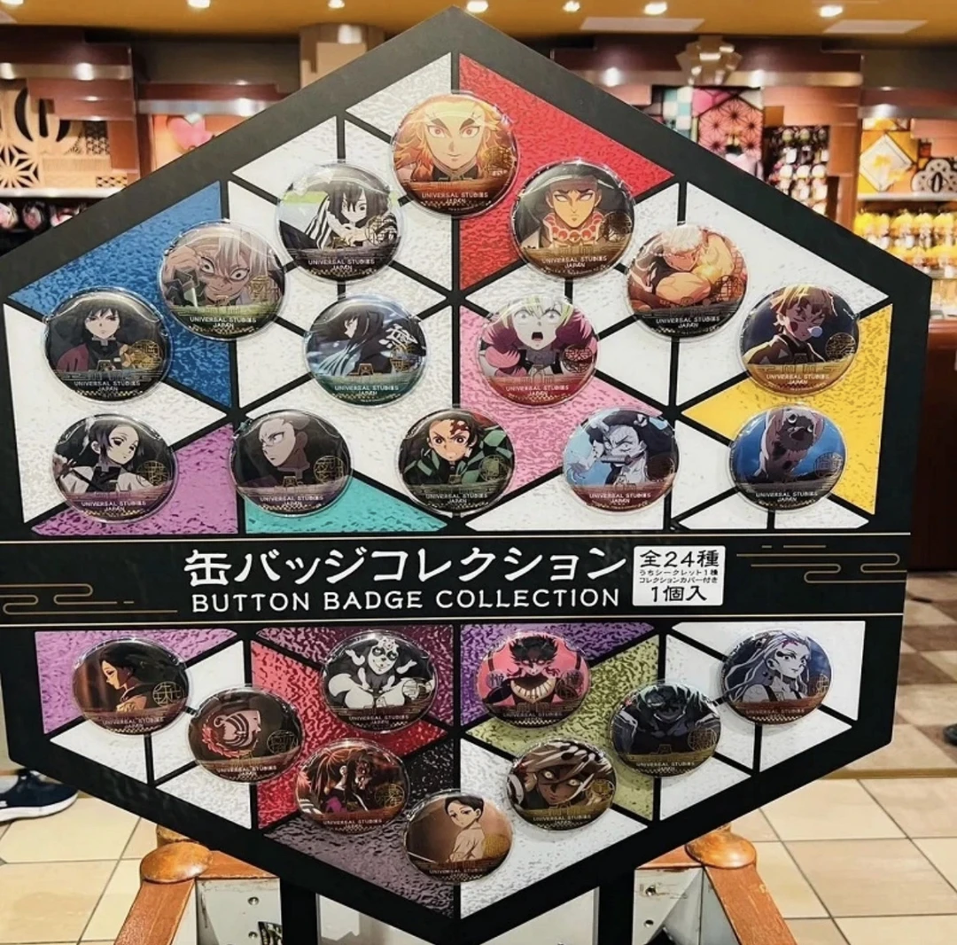 【拆包】日谷-《鬼灭之刃》USJ-环球影城限定徽章吧唧盲盒（代拆）