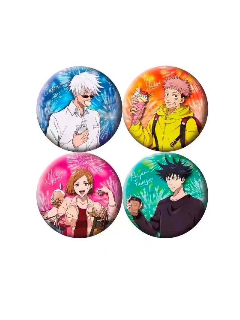 无品牌【港谷】咒术回战 烟花吧唧盲盒徽章